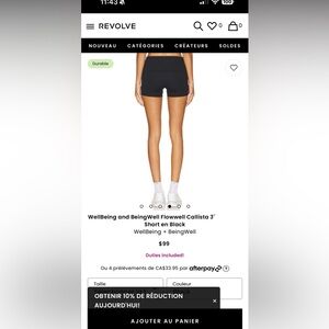 Never worn Biker Shorts Revolve